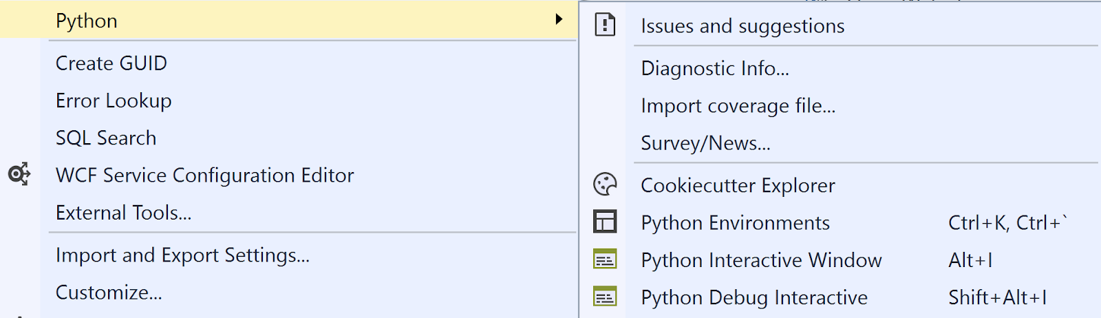 python installs for visual studio code for mac